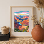 a painting of the grand canyons of the united states