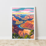a painting of the grand canyons of the grand canyon