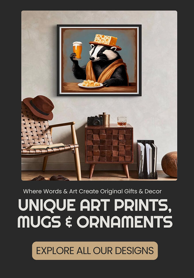Wordorate Unique Art Prints, Gifts, Mugs & Decor Hero