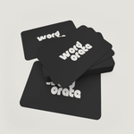 Wordorate Gift Card featuring unique art prints, perfect for gifting creativity and artistic inspiration.